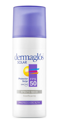 Dermaglos Protector Solar Facial Efecto Seco Fps50 50gr