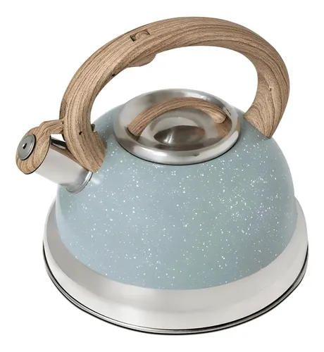Chaleira Roma Inox Verde 2,7l Com ​Apito De Indução Brinox