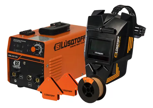 comprar Soldadora Inverter Lusqtoff Hobbista SML150-8D Dual 18a Mig MMa Alambre Flux o Electrodos 220v 50Hz