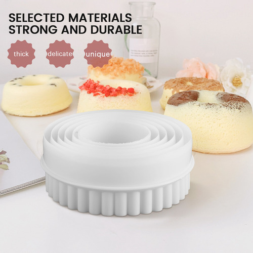 6 Peças Mold Punch Pastry Biscuit Cake Fondant Sugar Paste R