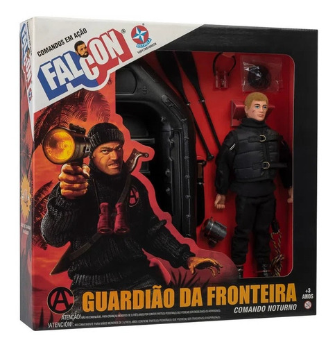 Falcon Guardião Da Fronteira - Boneco Estrela Novo Orig Lacr