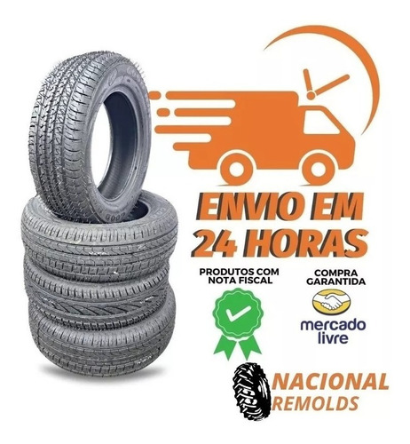 Kit 2x Pneus 195/55 R15 Borracha Imperial Com Garantia