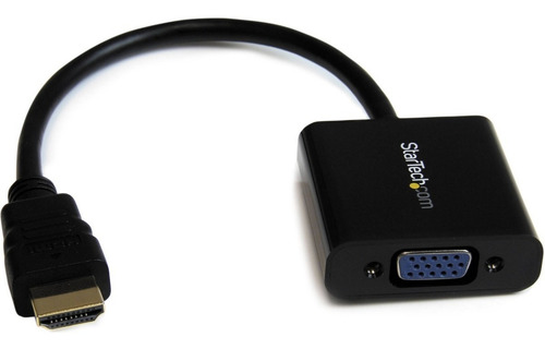 Conversor Vga A Hdmi Con Audio Adaptador Cable Tv Hd 1080p