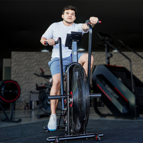 Air Bike Pró Condomínios Academias Estúdio Box De Crostreino Cor Preto