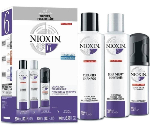 Kit Nioxin System  Nº #6 Shampoo & Condicionador & Scalp