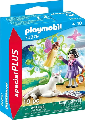 Playmobil Investigadora De Hadas Con Unicornio Bebé 70379