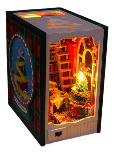 Kits De Livros De Natal Diy, Kits Para Fazer Mini Casas,