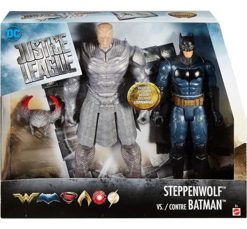 Muñeco Batman Vs Steppenwolf Removible Liga Justicia