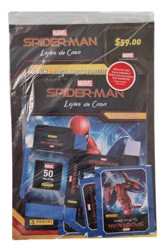 Álbum Spiderman Lejos De Casa - Starter Pack - Panini