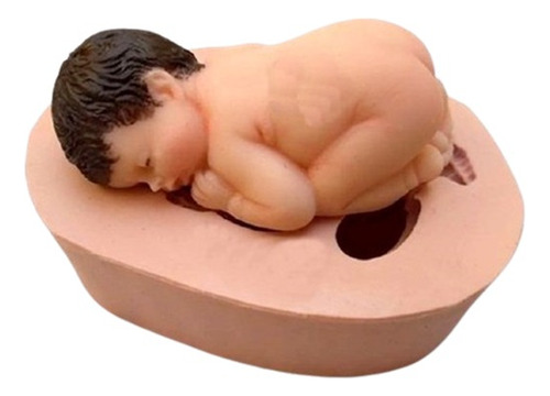 Molde Silicone -  Bebê Bruços Realista 8cm  ( Bl 80)