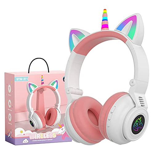 Auriculares Unicornio Yusonic Para Niñas,auriculares Bluetoo