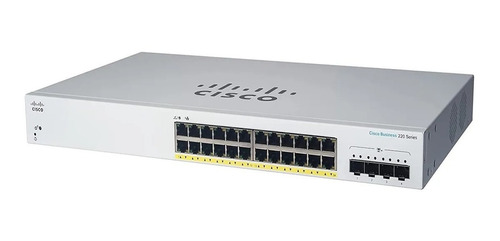 Switch Cisco 24puertos Giga Poe +sfp 4x1gb Cbs220-24fp-4g-na