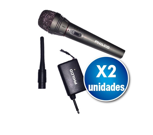 Pack 2 Microfono Wm308 Inalambrico Vhf/fm Plug 6.3mm