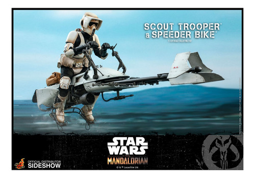 Scout Trooper & Speeder Bike 1/6 Mandalorian Hot Toys Tms017
