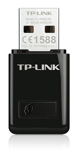 Imagem 1 de 6 de Mini Adaptador Tp-link Usb Wireless N300mbps - Tl-wn823n