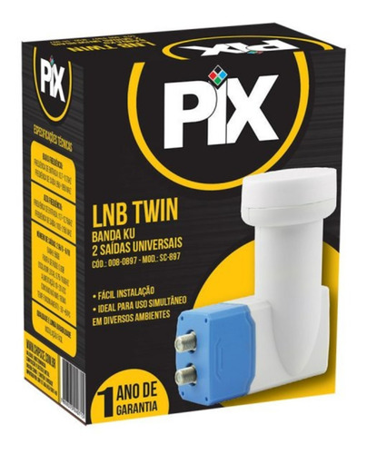 Lnb Lnbf Universal Banda Ku Duplo Twin Fastway Profissional