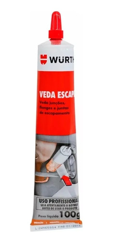 Selladora De Escape - Veda De Escape Wurth 100grs Original