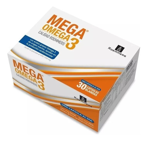 Mega Omega 3 Roemmers 30 Cápsulas