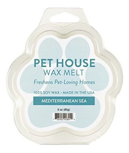 One Fur All Pet House Wax Melts Por Paquete De 2 Del Mediter