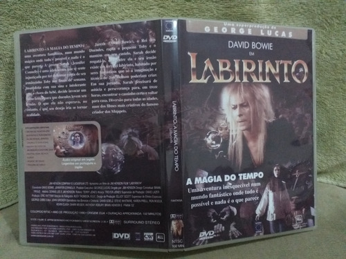 Dvd Labirinto A Magia Do Tempo - Versão Dublada Em Português