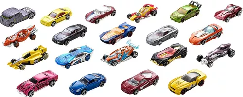 Pacote Com 20 Carrinhos Hot Wheels Originais Sortidos