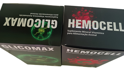 Kit Com 1 Glicomax E 1 Hemocell Litro Calbos