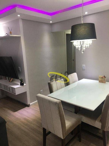 Imagem 2 de 22 de Lindo Apartamento Com 2 Dormitórios À Venda, 46 M² Por R$ 215.000 - Jardim Honória - Cotia/sp - Ap2238
