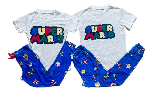 Pijama Mario Bros Pareja