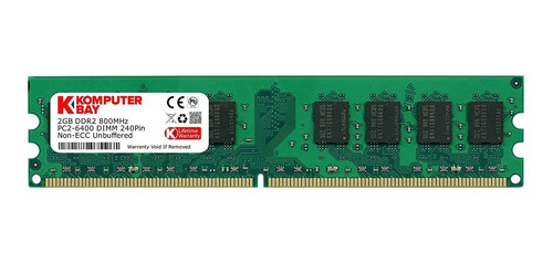 Memoria Ram 2gb Komputerbay Ddr2 800mhz Pc2-6300 Pc2-6400 Ddr2 800 (240 Pin) Dimm