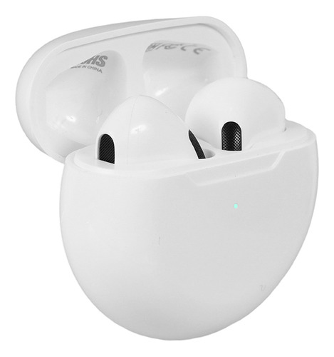 Miniso Audífonos Inalámbricos Con Estuche De Carga Blancos 5 Color Blanco