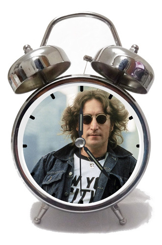 Reloj Despertador Personalizado John Lennon Los Beatles Band