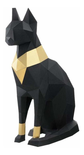 Figura Coleccionable Bastet Egipcio Modelo Gato 3d Estatua