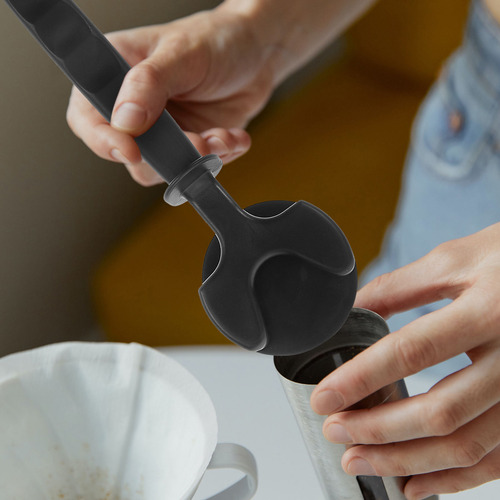 Cepillo De Limpieza Para Cafetera De Mango Largo, Silicona,