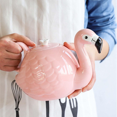 De Tetera De Flamenco 3d Creativa, Taza De Cerámica