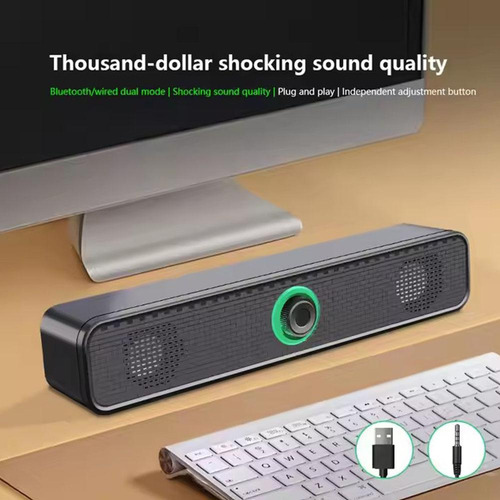 Altavoz De Sonido Envolvente De 360° Altavoz Externo Enchufa