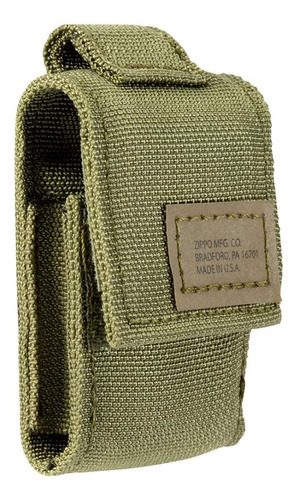 Zippo Estuche Nylon Táctico Verde Para Encendedores Zippo