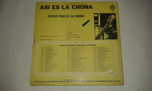 Haydee Padilla - Asi Es La Chona (lp) (Usado)