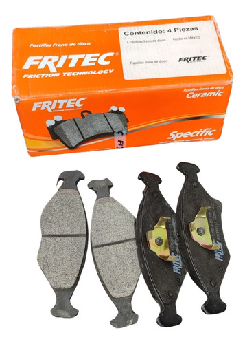 Balatas Delanteras Pointer Disco Ventilado Fritec Cerámicas