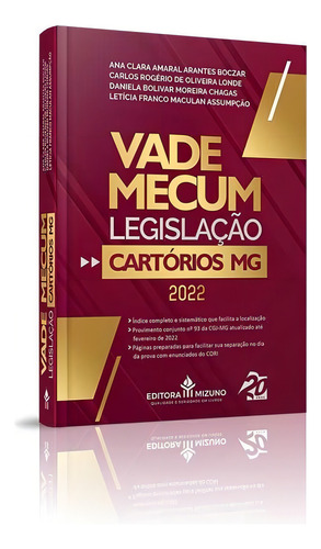 Vade Mecum - Legislação Cartórios/mg