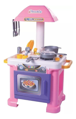 Cocina Rondi Piccola Con Set De Ollas Infantil Super Oferta