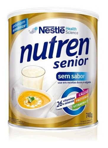 Suplemento Alimentar Nutren Senior Sem 740g - Nestlé