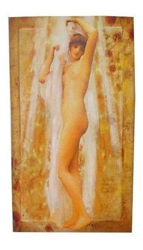 Cuadro De Tela Desnudo Greco Con Bastidor 80 X 50 Cms