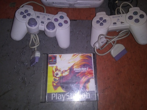 Consola Play Station One Psone Chipeado Con Todo.