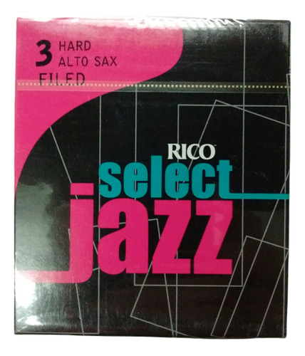 Rico Rsf10asx3h Select Jazz Filed Cañas Saxo Alto (unidad)