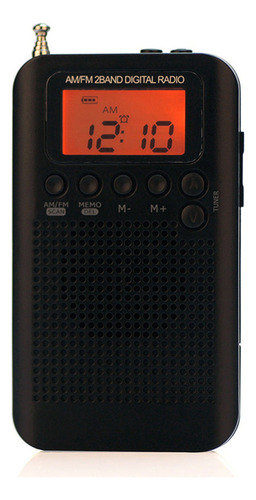 . Rádio Estéreo De Bolso Digital Am/fm Portátil Hr De 2