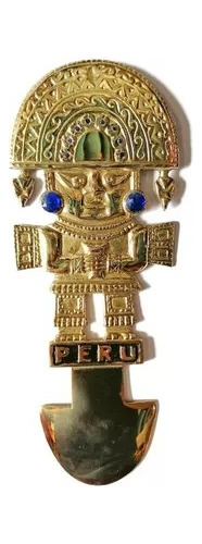 Tumi De Bronce Repujado Cultura Chimu