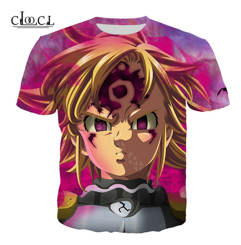 Los Siete Pecados Capitales Playera Meliodas Sin Of Anger