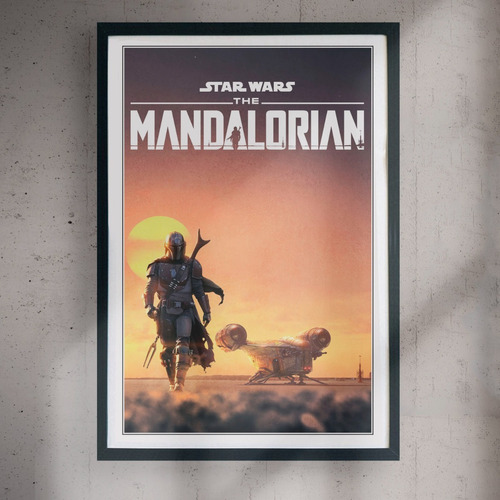 Cuadro 60x40 Series - Mandalorian - Star Wars - Poster Fan