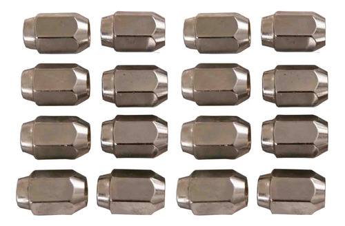 16 Pack Cromado Lug Nuts 1 2 20 Tamaño Club Car Ezgo Golf