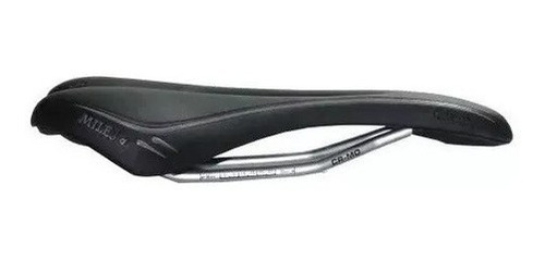 Imagem 4 de 5 de Selim Speed Velo Senso Miles Vazado 270x130mm Bike - Preto